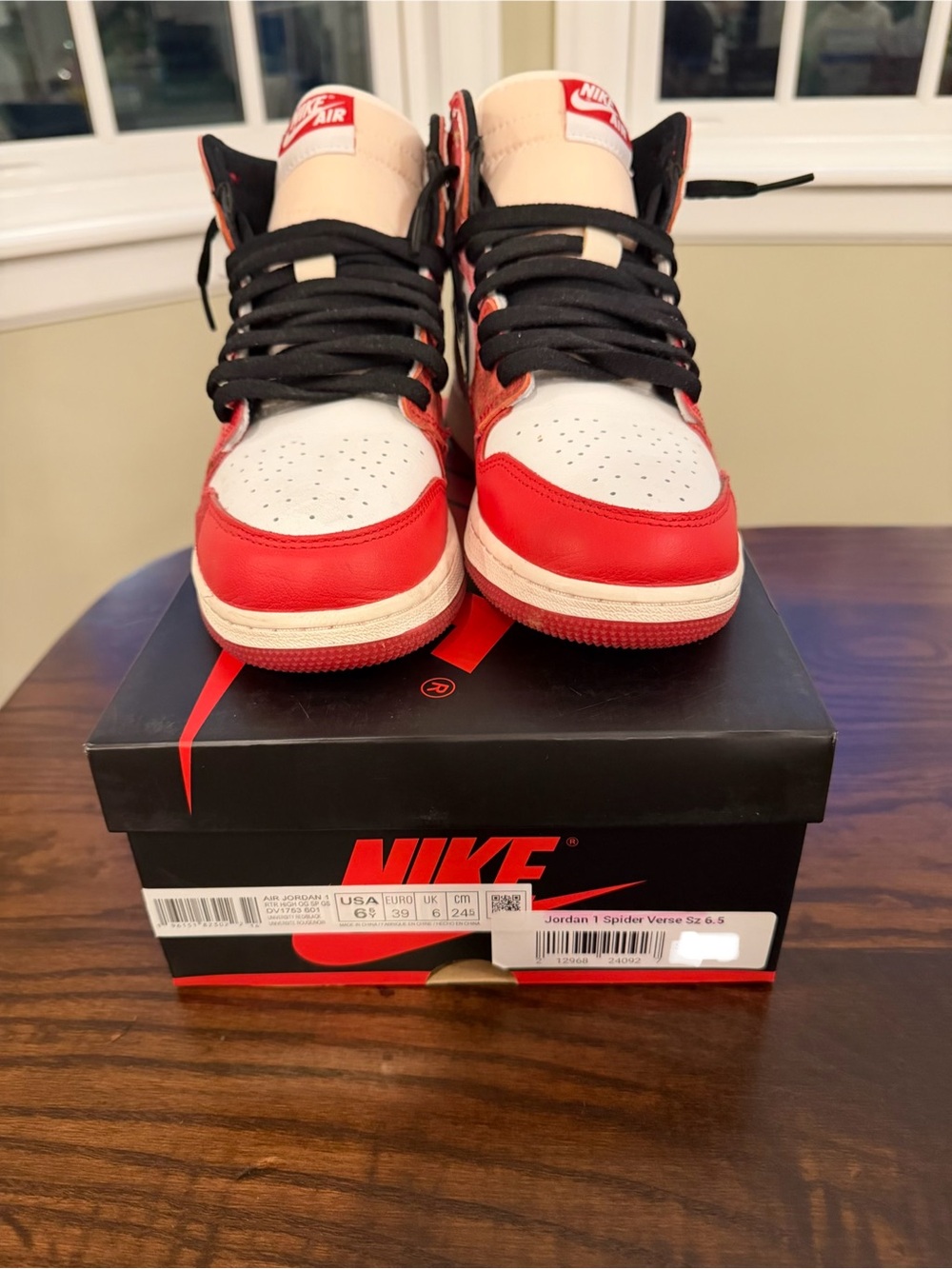 Nike Kids' Air Jordan 1 Spiderverse 6.5Y